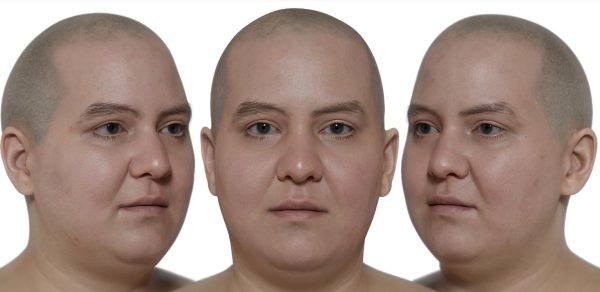  HD Model 11写实女性头像扫描模型