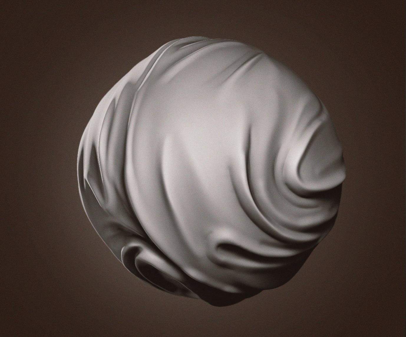 zbrush布料衣服裤子褶皱笔刷面料褶皱压痕皱纹笔刷