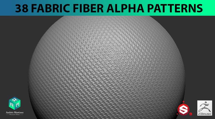 zbrush布料丝绸皮革alpha深度贴图&粗布麻布细纹表面纹理雕刻JPG