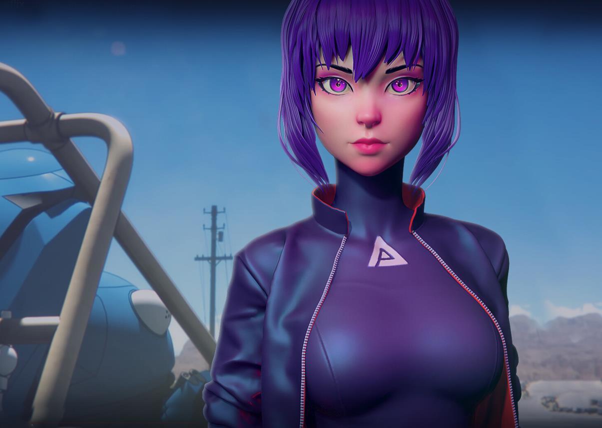 zbrush毛发20卡通动漫风格头发长发笔刷&角色人物发型大波浪