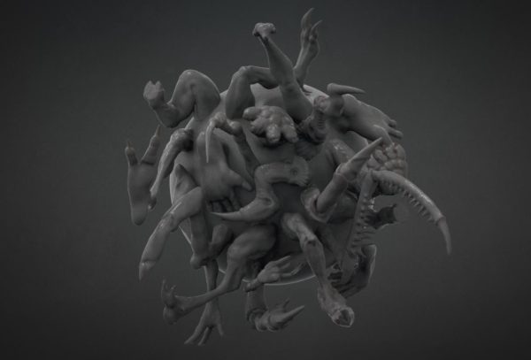zbrush100游戏动漫怪物手臂腿脚笔刷雕刻&美术素材ZBP