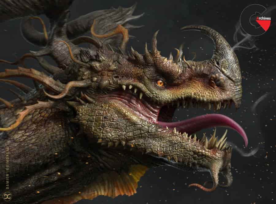 zbrush280-42组影视级生物角色皮肤纹理贴图合集