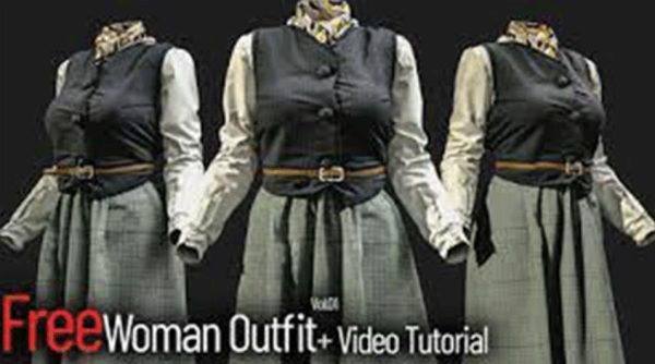 MD56女士优雅裙子上衣