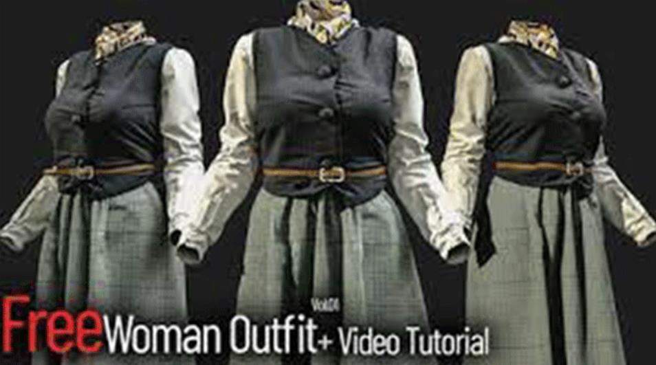 MD56女士优雅裙子上衣