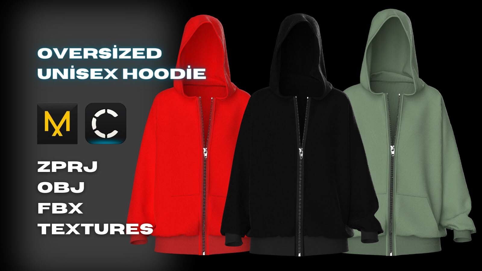 MD75超大码男女通用连帽卫衣