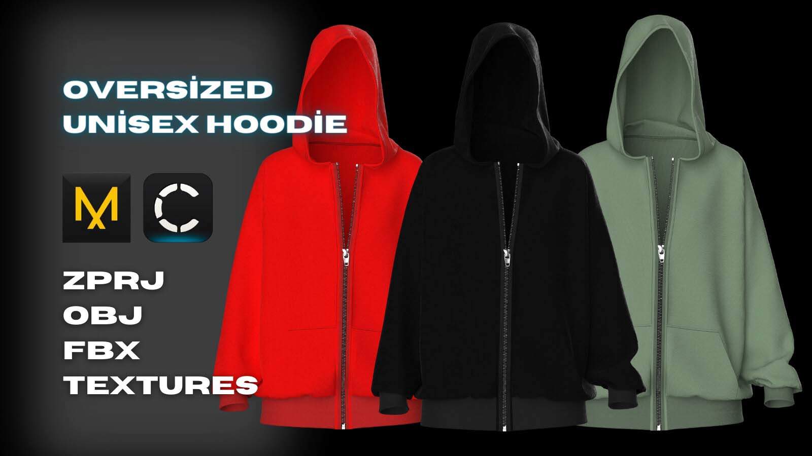 MD75超大码男女通用连帽卫衣