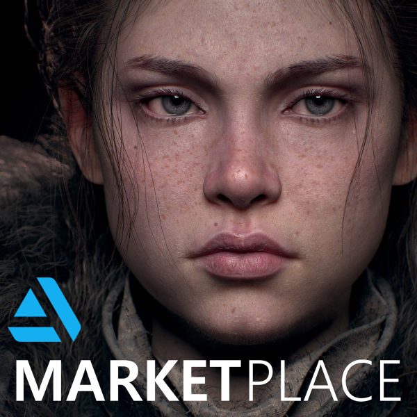 欧洲超写实女孩八猴高精度女性角色模型