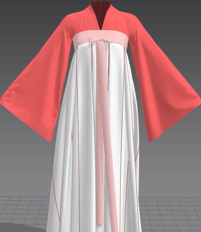 MD185中国风传统汉服布衣长裙