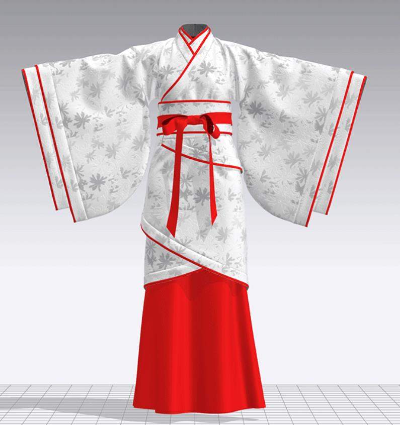 MD217女性中国古代传统服饰秦汉魏晋古风宽袖衣服