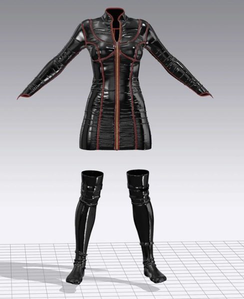 MD271女性紧身衣服制服套装