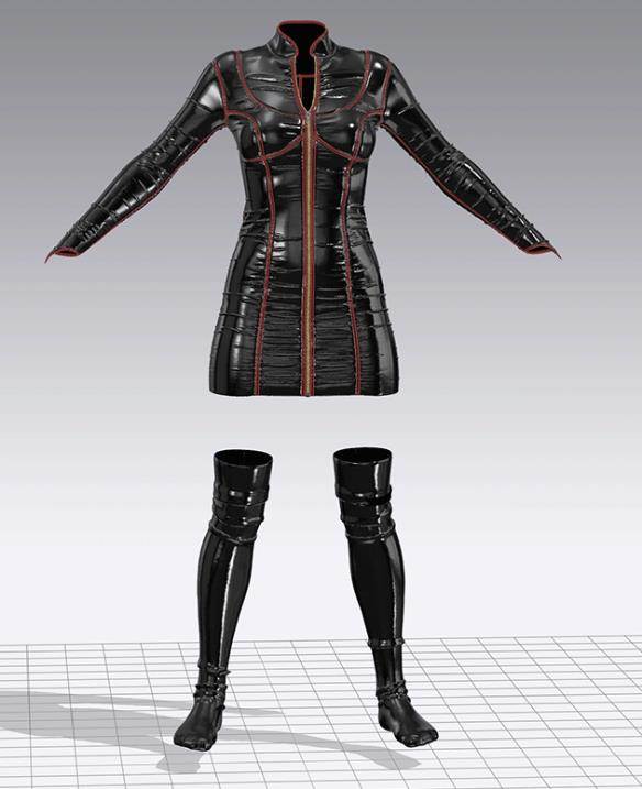 MD271女性紧身衣服制服套装