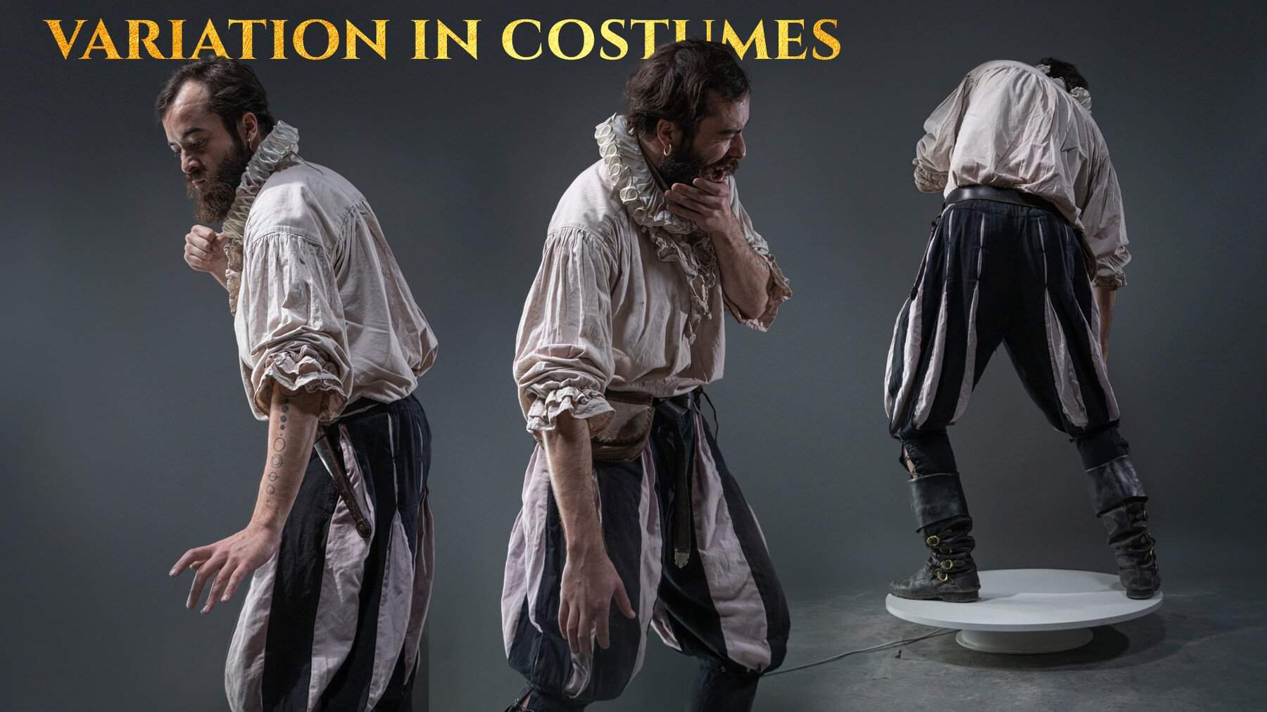 中世纪服装褶皱参考55