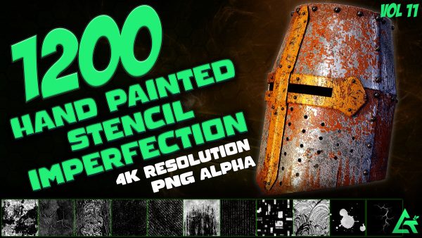 SP材质243无缝平铺裂纹划痕脏迹油污笔刷透明贴图