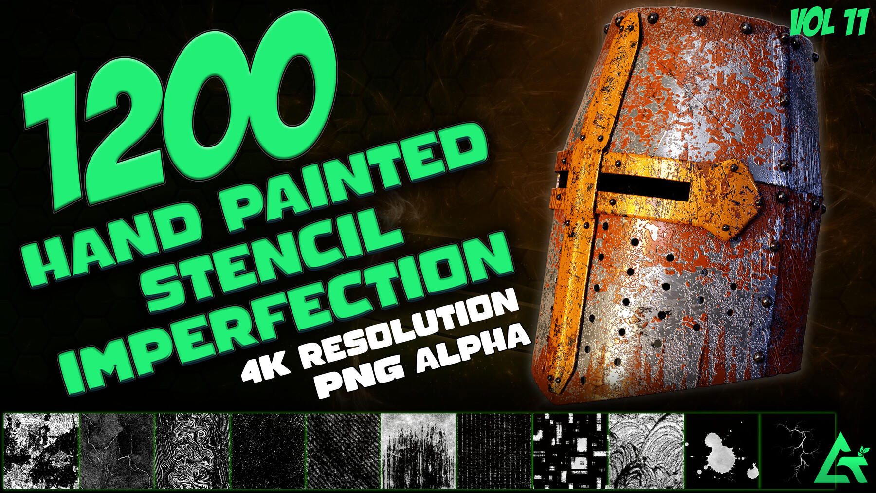 SP材质243无缝平铺裂纹划痕脏迹油污笔刷透明贴图