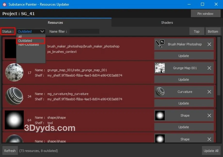 Substance 3D绘制贴图以及切换图层卡顿，读条和输出贴图时间很长插图12