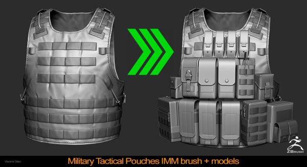 zbrush便携口袋背包小皮包IMM笔刷套装