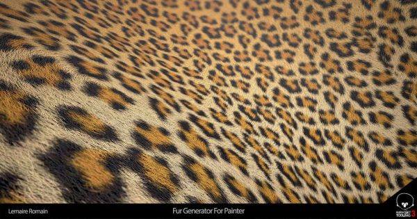 sp材质258野兽老虎狮子豹纹豹皮毛纹理生成器