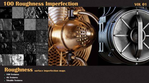 sp材质300-100张贵金属污渍指纹印磨损细节纹理Alpha粗糙度贴图