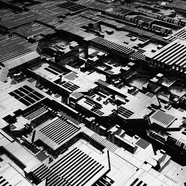sp材质322-120张科幻硬表面置换黑白Alpha纹理贴图Blender