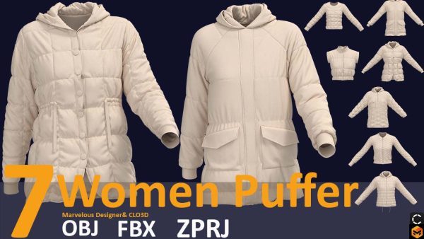 MD416-7款女式棉服羽绒服冬季外套2