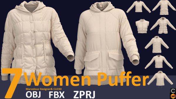 MD416-7款女式棉服羽绒服冬季外套2