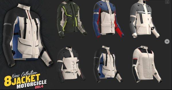 MD418-8款男士摩托机车服上衣衣服