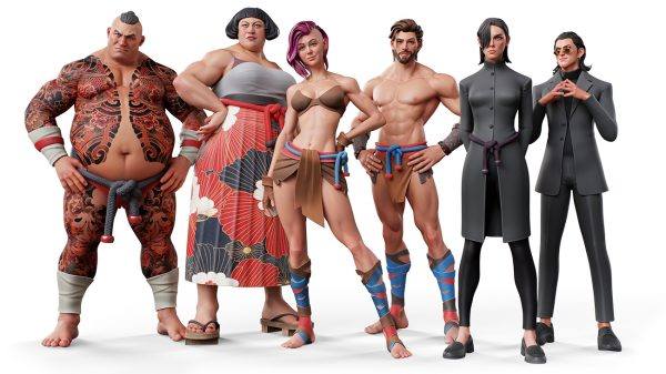 3Dscanstore精品6个风格化游戏人物角色模型04