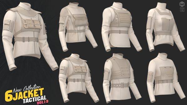 MD431-6款女装战术上衣服装