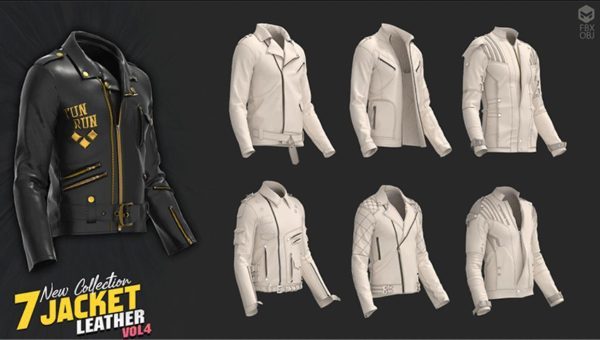 MD436-7款男士皮夹克衣服上衣