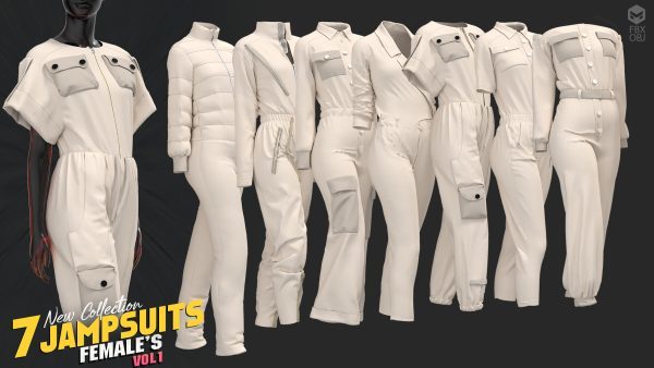 MD441-7款女装连体衣套组