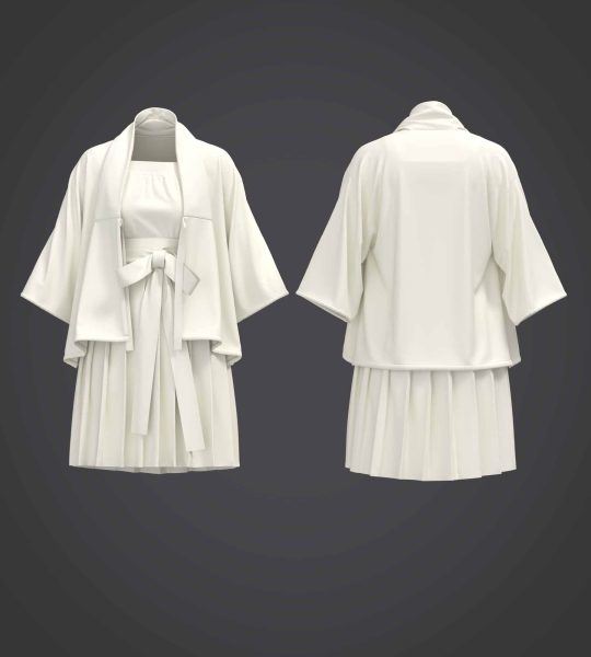 MD443-5款古代汉服女装裙子长裙基础款式