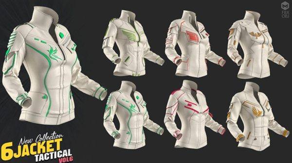 MD444-6款女式战术夹克（第6版）