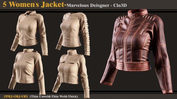 MD447-5款女装夹克上衣服装