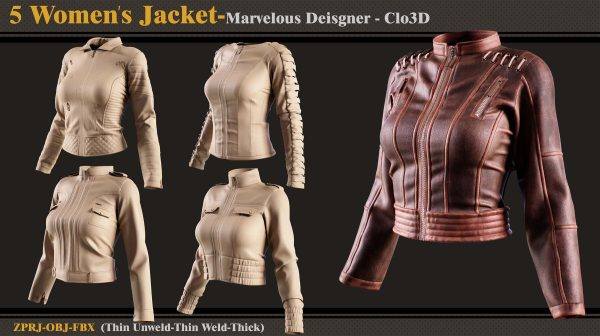 MD447-5款女装夹克上衣服装