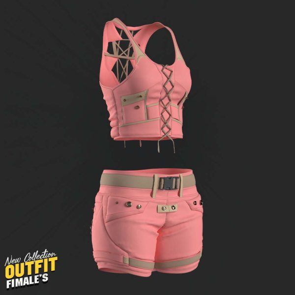 MD451-5套女装短袖短裤衣服套装