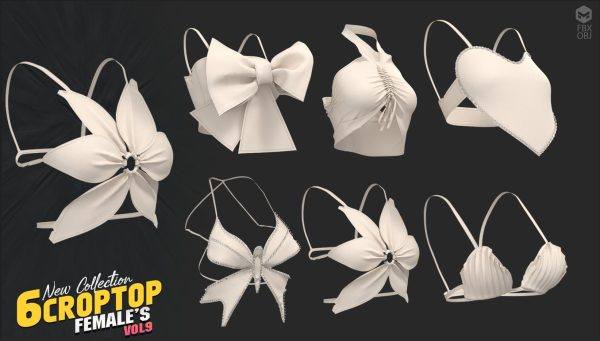 MD453-6款女性吊带衫款式上衣服装