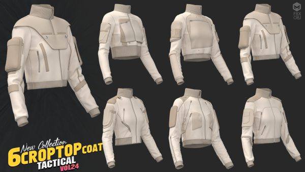 MD455-六款短款战术外套（第24版）