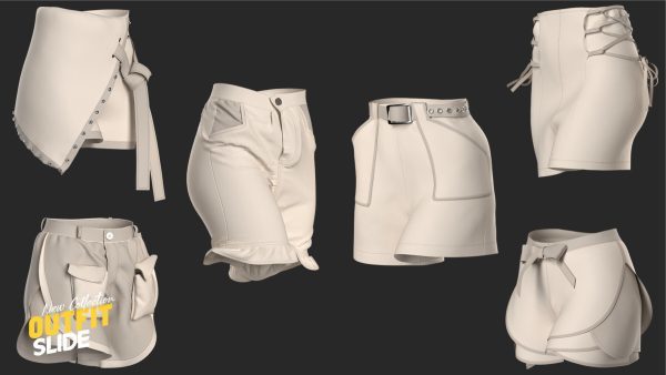 MD461-6款女式短裤