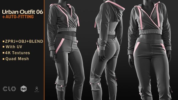 MD466-都市风格女装休闲衣服套装