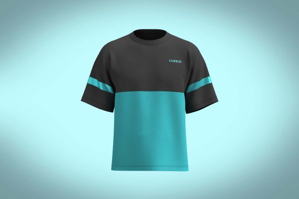 MD471-常规拼色T恤短袖
