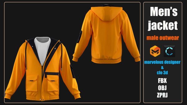 MD473-男士夹克衫上衣短袖