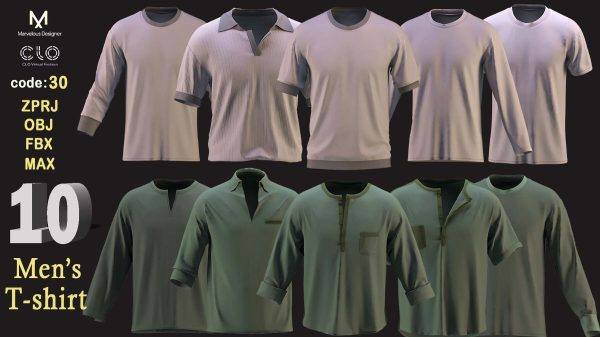 MD503-10款男士T恤短袖上衣