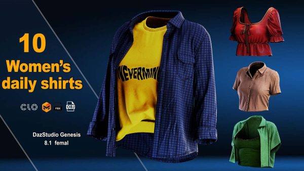 MD504-10款女士日常衬衫