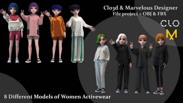 MD507-8款多风格化女装套装