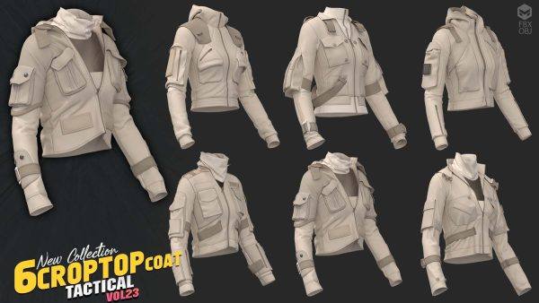 MD519-6款短款战术外套上衣