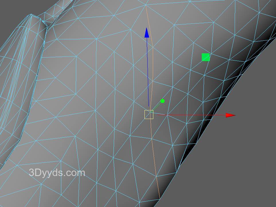 在Maya中如何快速删除三角面,或者把三边面模型转换为四边面插图5 在Maya中如何快速删除三角面,或者把三边面模型转换为四边面插图5