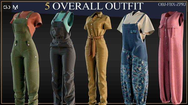 MD563-5款女式连体衣服装背带裤