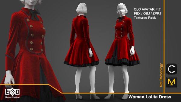 MD608-女士洛丽塔连衣裙子套装