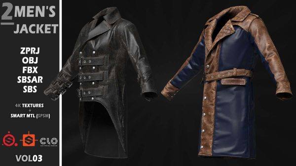 MD618-2款男式皮夹克