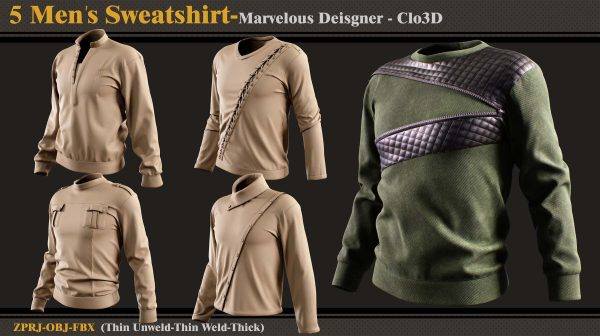 MD623-男士潮流运动衫卫衣长袖衬衫